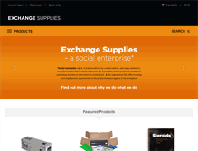 Tablet Screenshot of exchangesupplies.org